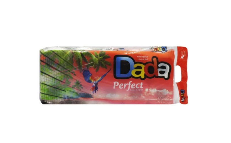 DADA HARTIE IGIENICA 10ROLE 3 STR ROSU 